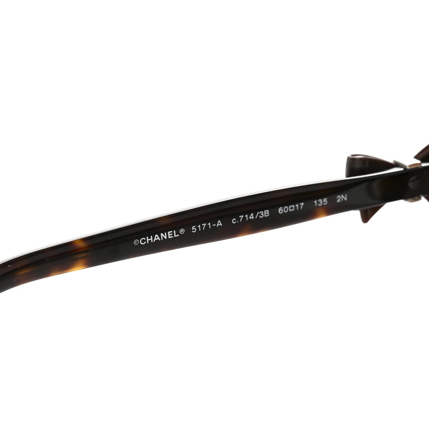 Acetate CC Bow Sunglasses 5171-A Tortoise