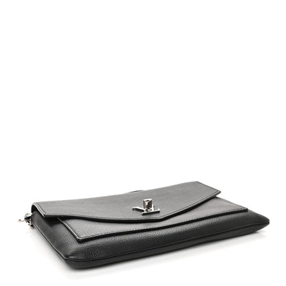 Louis Vuitton Soft Calfskin My Lockme Pochette Black 6 of 17
