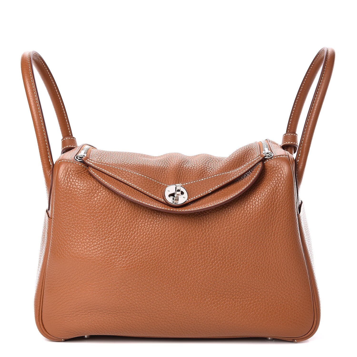 Hermes Taurillon Clemence Lindy 30 Gold 1 of 13