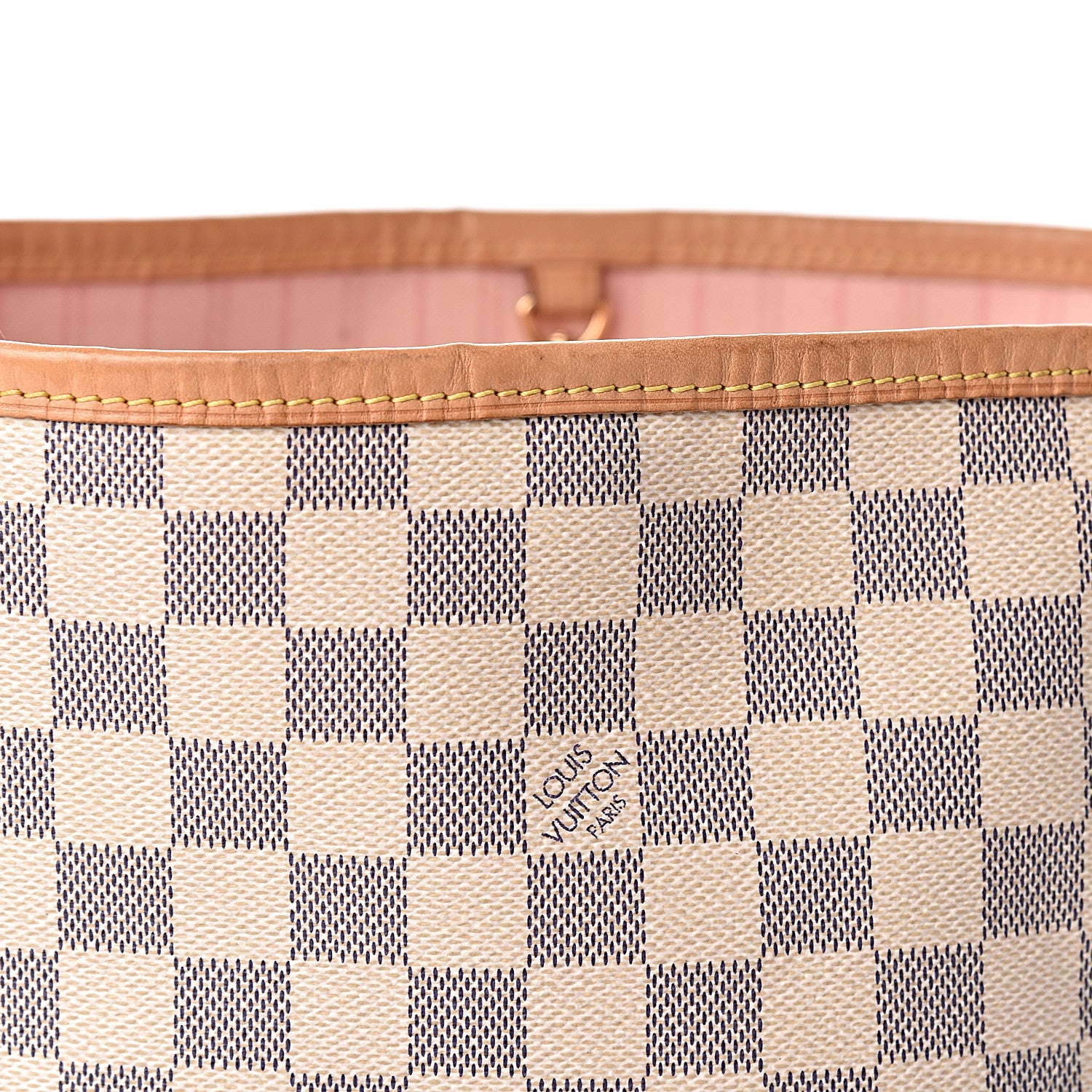 Louis Vuitton Damier Azur Delightful PM Rose Ballerine 8 of 12