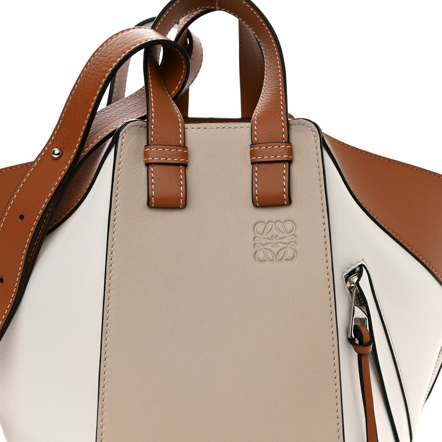 Loewe Calfskin Small Hammock Shoulder Bag Light Oat Tan 8 of 10