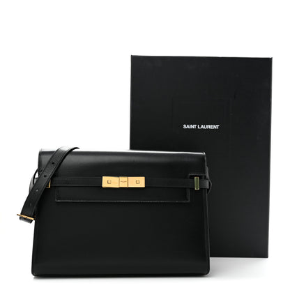 Saint Laurent Smooth Calfskin Manhattan Shoulder Bag Black 15 of 15