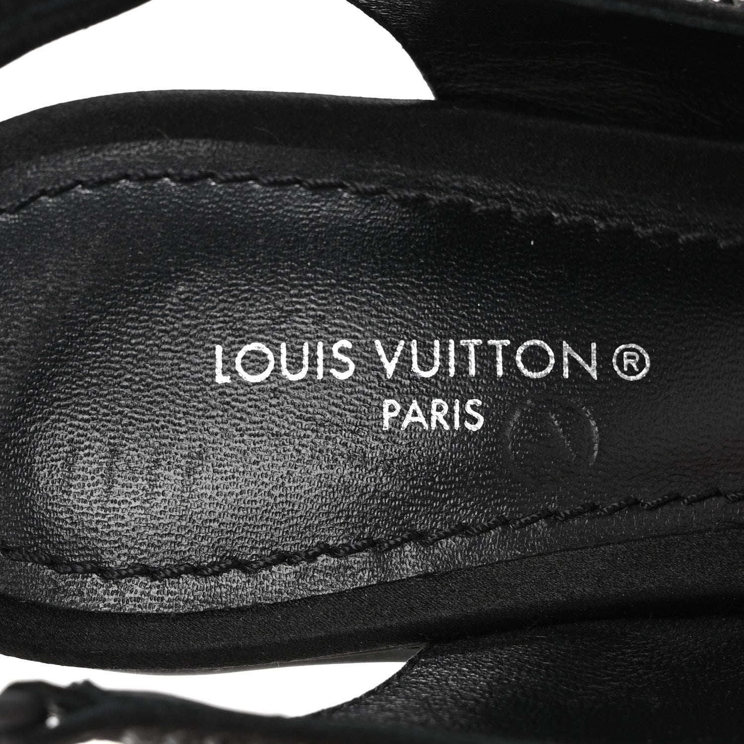 Louis Vuitton Satin Embellished Archlight Slingback Pumps 36 Black 8 of 9
