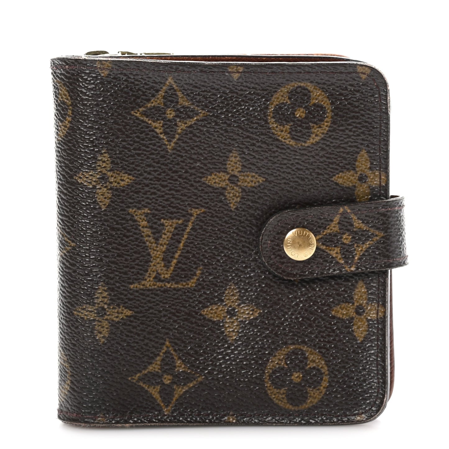 Monogram Compact Zippe Zipped Wallet