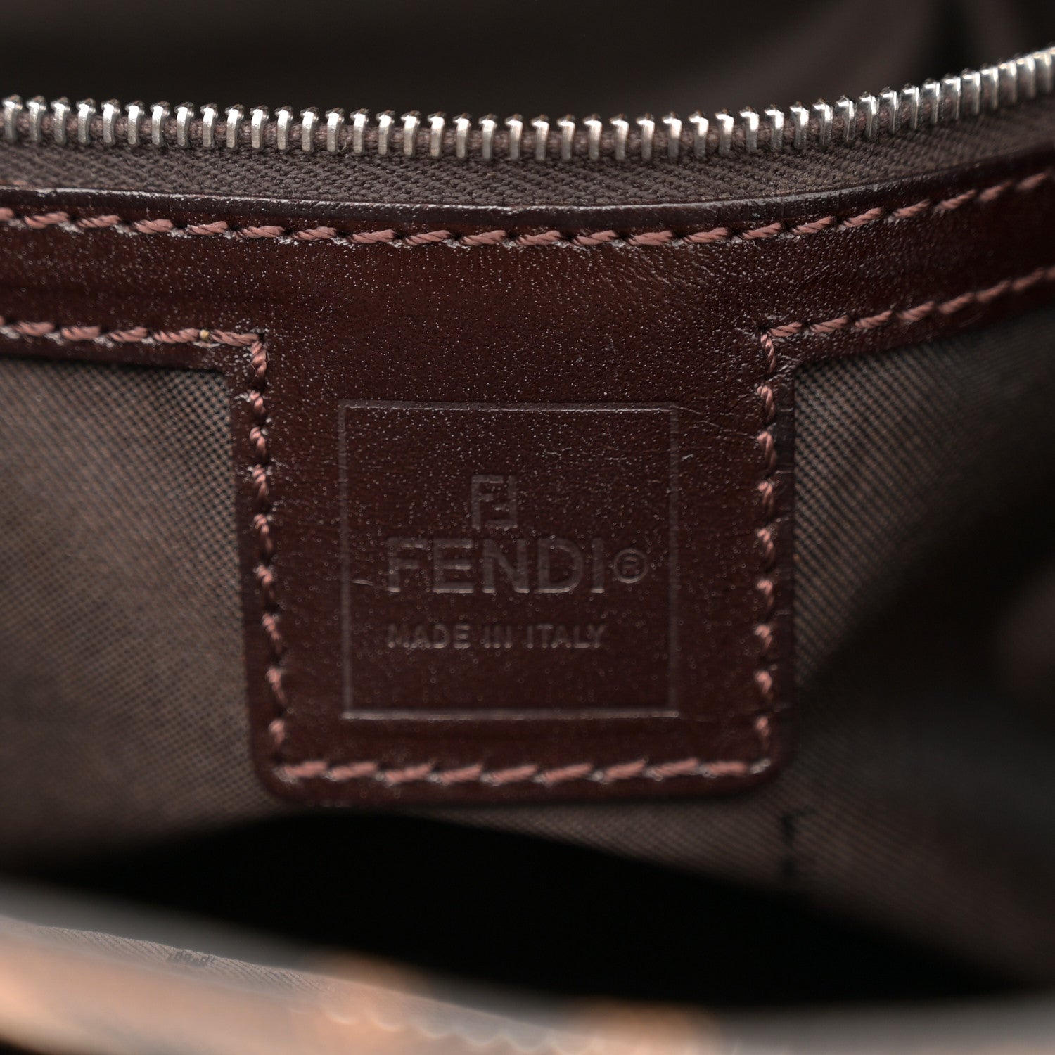 Fendi Zucca Shoulder Bag Tobacco 6 of 11