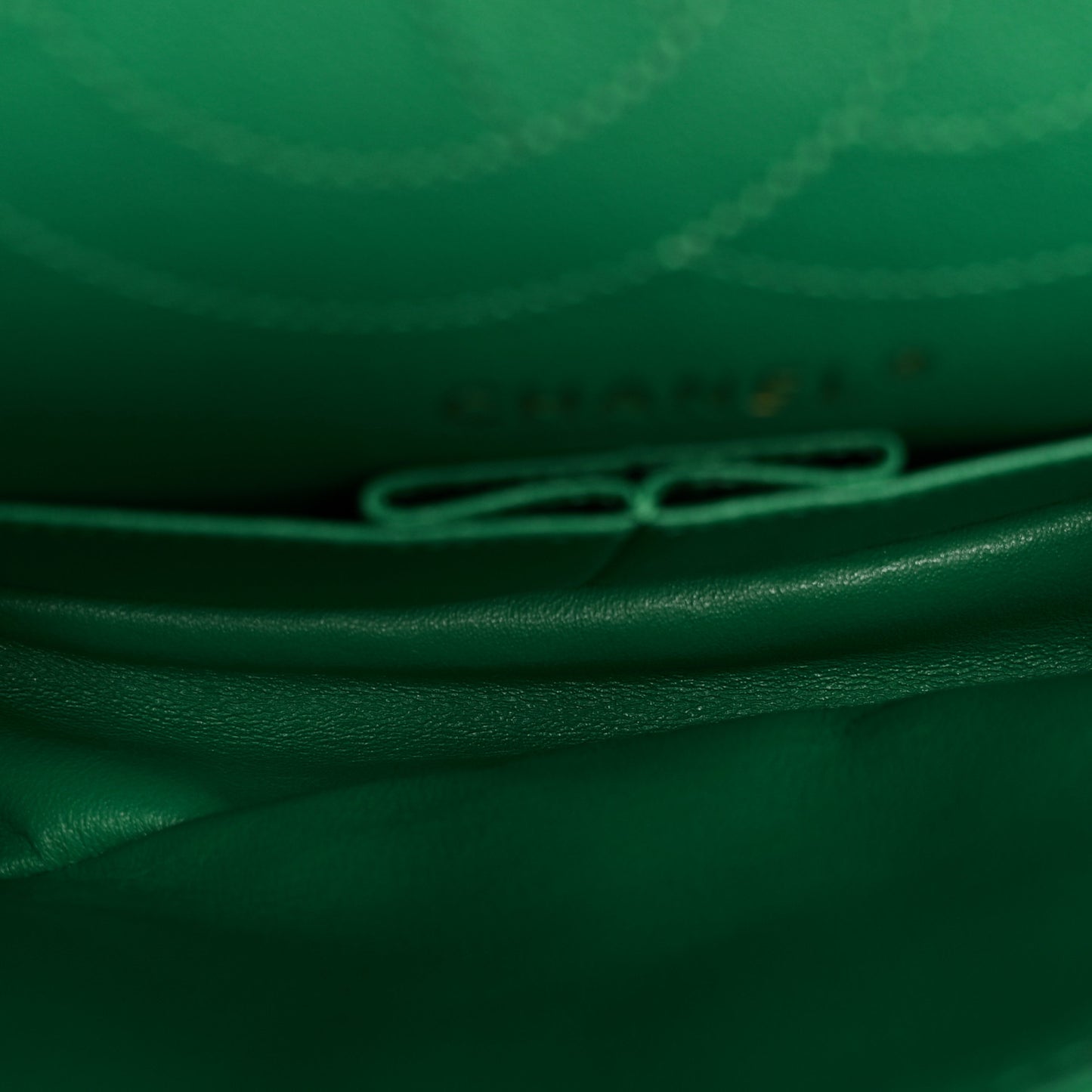 Aged Calfskin Quilted 2.55 Reissue 225 Flap Green