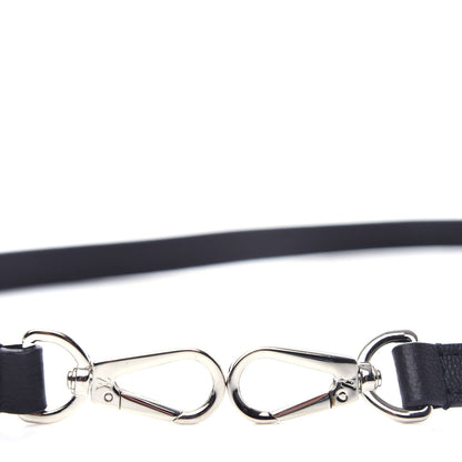 Louis Vuitton Calfskin 20 mm Adjustable Shoulder Strap Black 3 of 3