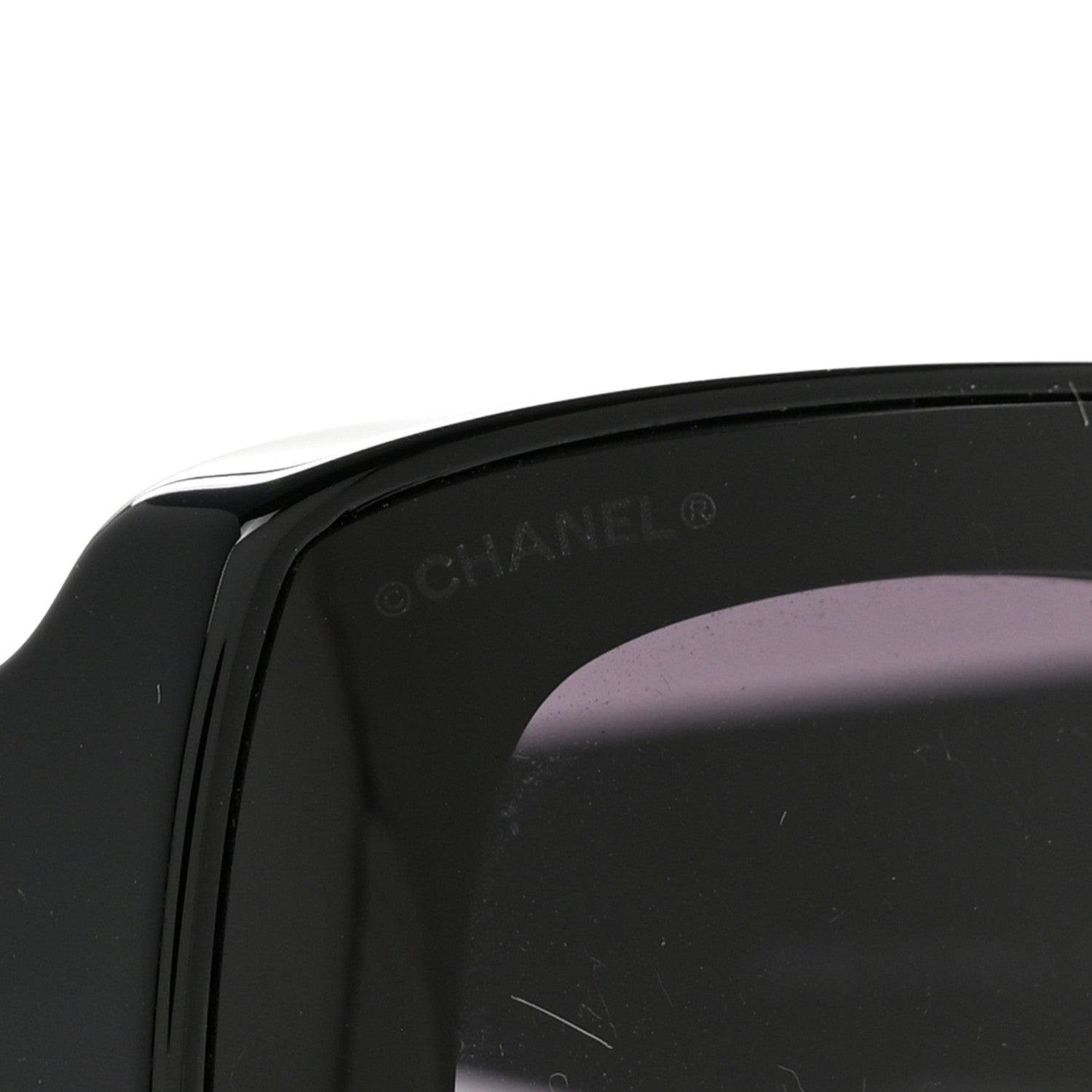 Chanel Lambskin Shield Quilted Sunglasses 71267 Black 8 of 8