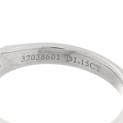 Tiffany Platinum Diamond 1.15ct Solitaire Engagement Ring 49 4.75 5 of 5