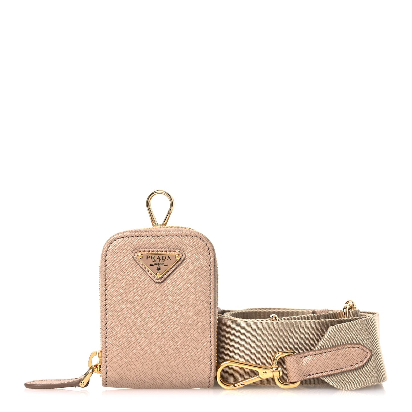 Saffiano Lux Re-Edition 2005 Shoulder Strap With Pouch Cammeo