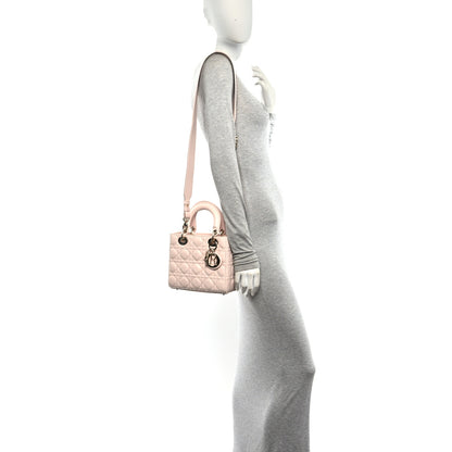 Christian Dior Lambskin Cannage Small My ABCDior Lady Dior Light Pink 2 of 10