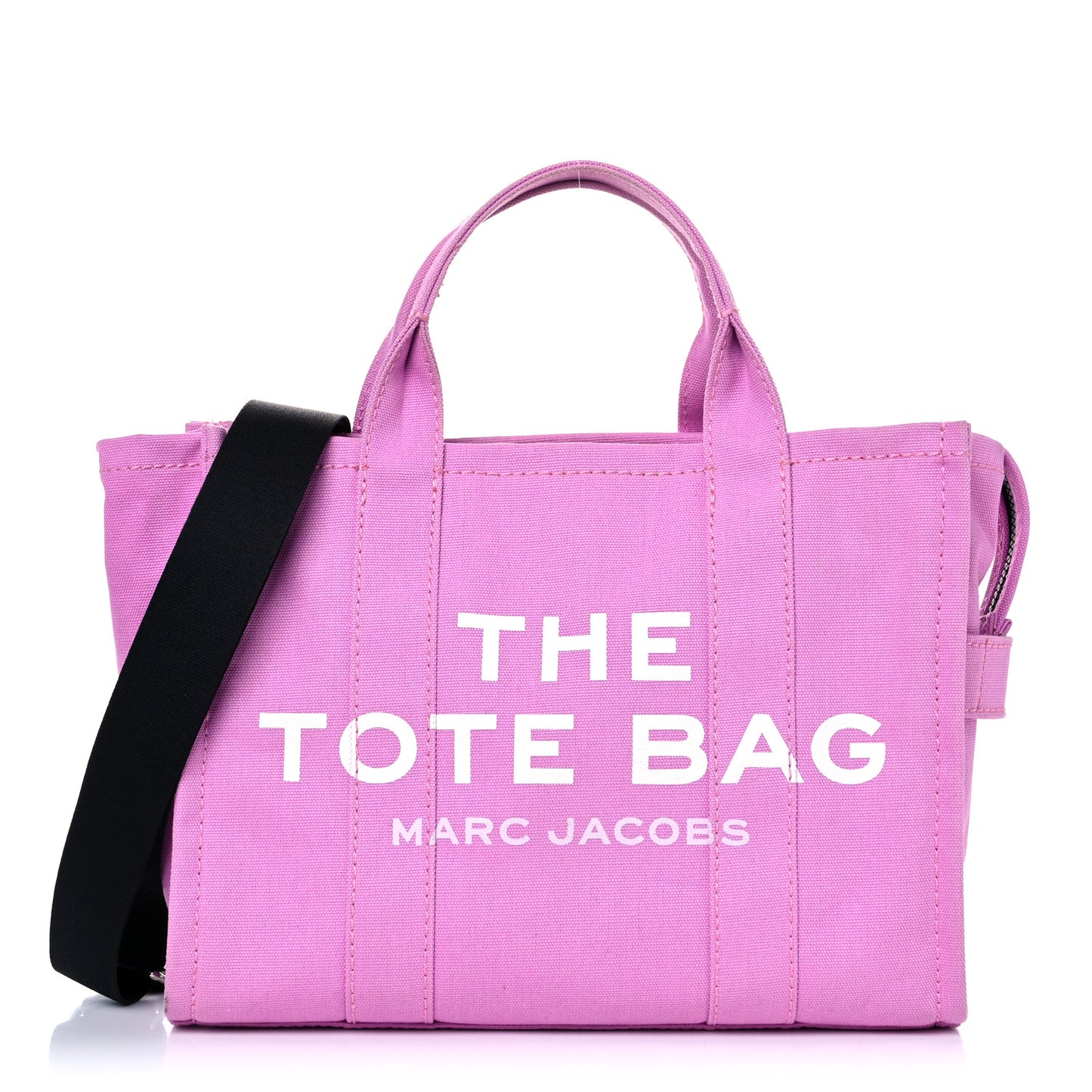 Cotton Canvas Medium The Traveler Tote Bag Pink