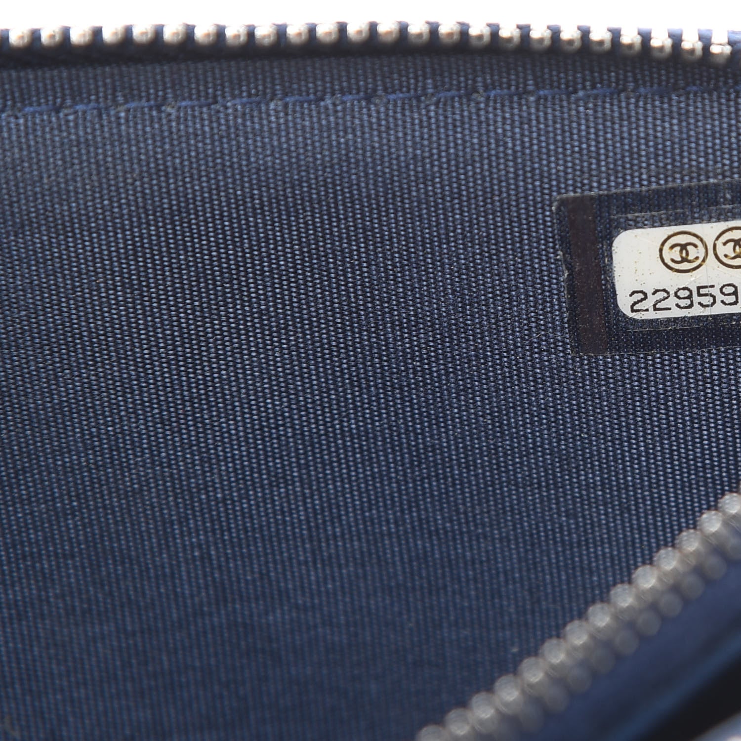 Chanel Calfskin Quilted Small Boy Clutch With Chain Navy 10 of 14