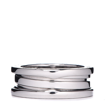 Bulgari 18K White Gold B.Zero1 Two-Band Ring 55 7.25 3 of 6
