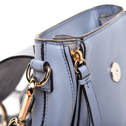 Chloe Suede Calfskin Mini Faye Backpack Washed Blue 12 of 12