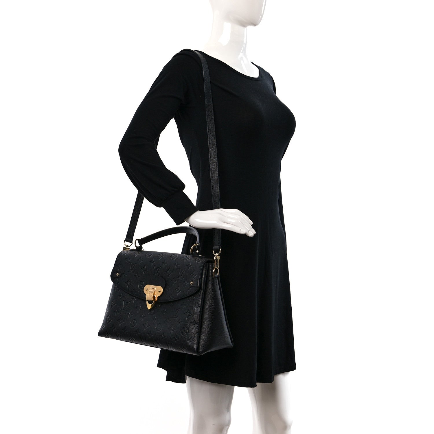 Louis Vuitton Empreinte Georges MM Black 2 of 8