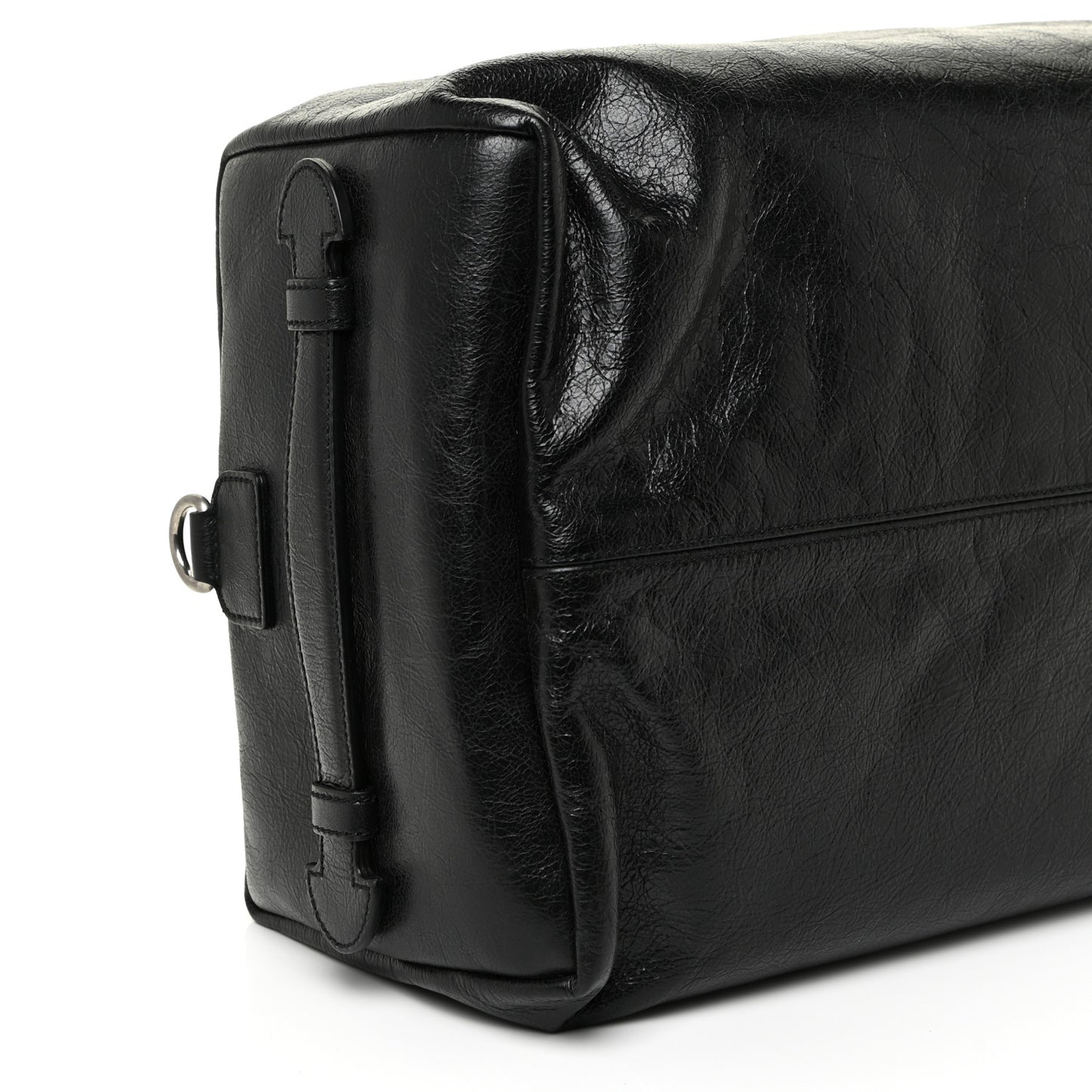 Fluffy Calfskin Morpheus Convertible Backpack Black