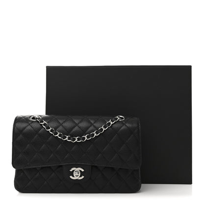 Chanel Caviar Quilted Medium Double Flap Black 11 of 11