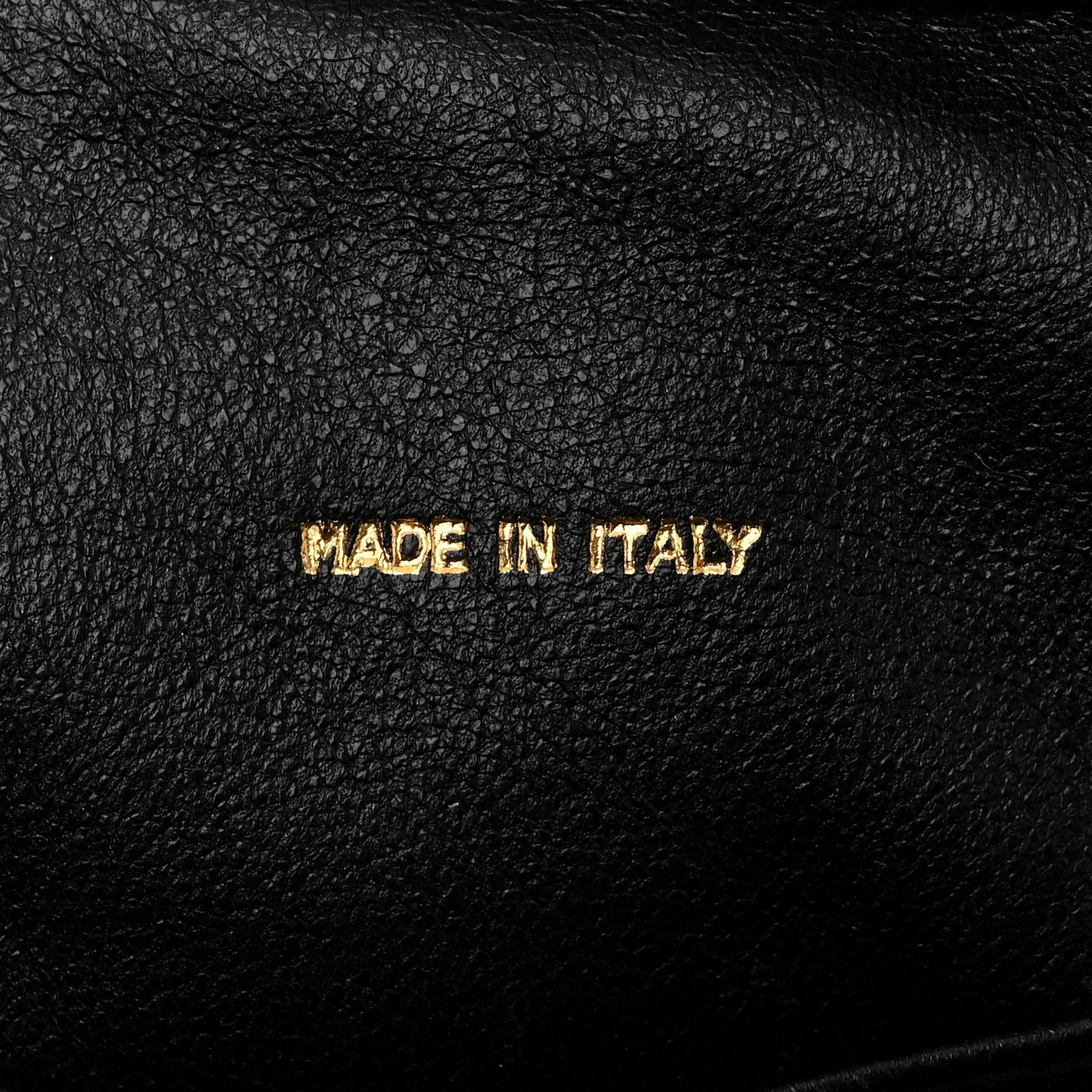 Lambskin Quilted Tassel Camera Case Black