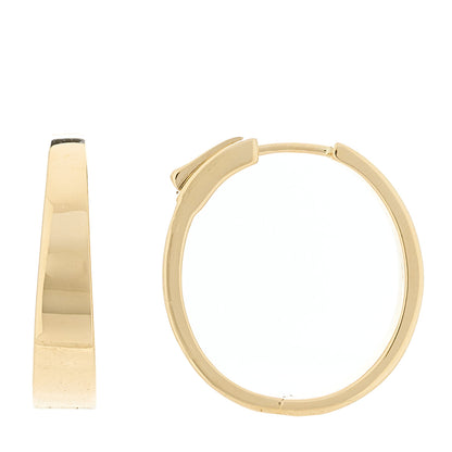 Anita Ko 18K Yellow Gold Classic Medium Meryl Hoop Earrings 1 of 4