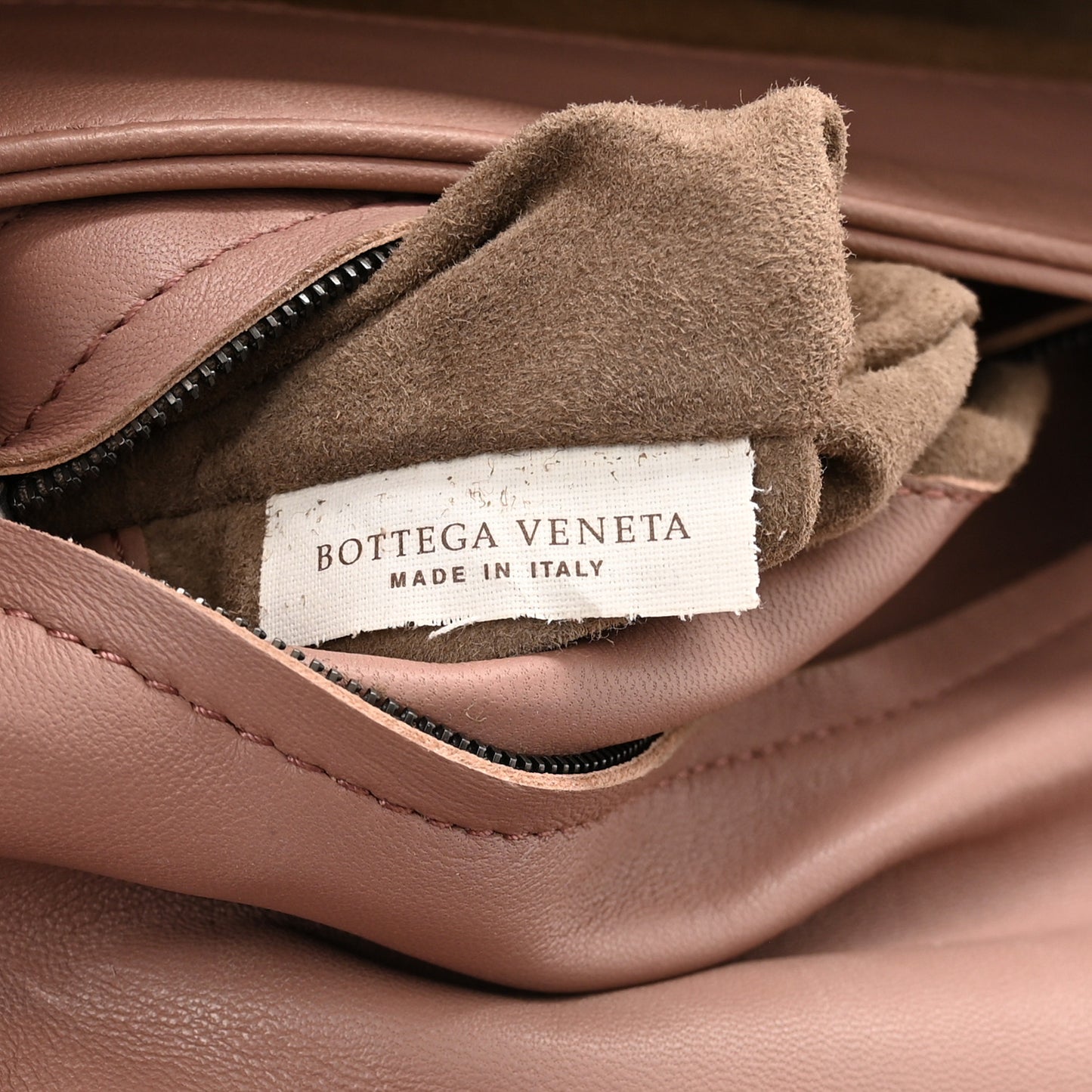 Nappa Intrecciato Small Olimpia Shoulder Bag Deco Rose