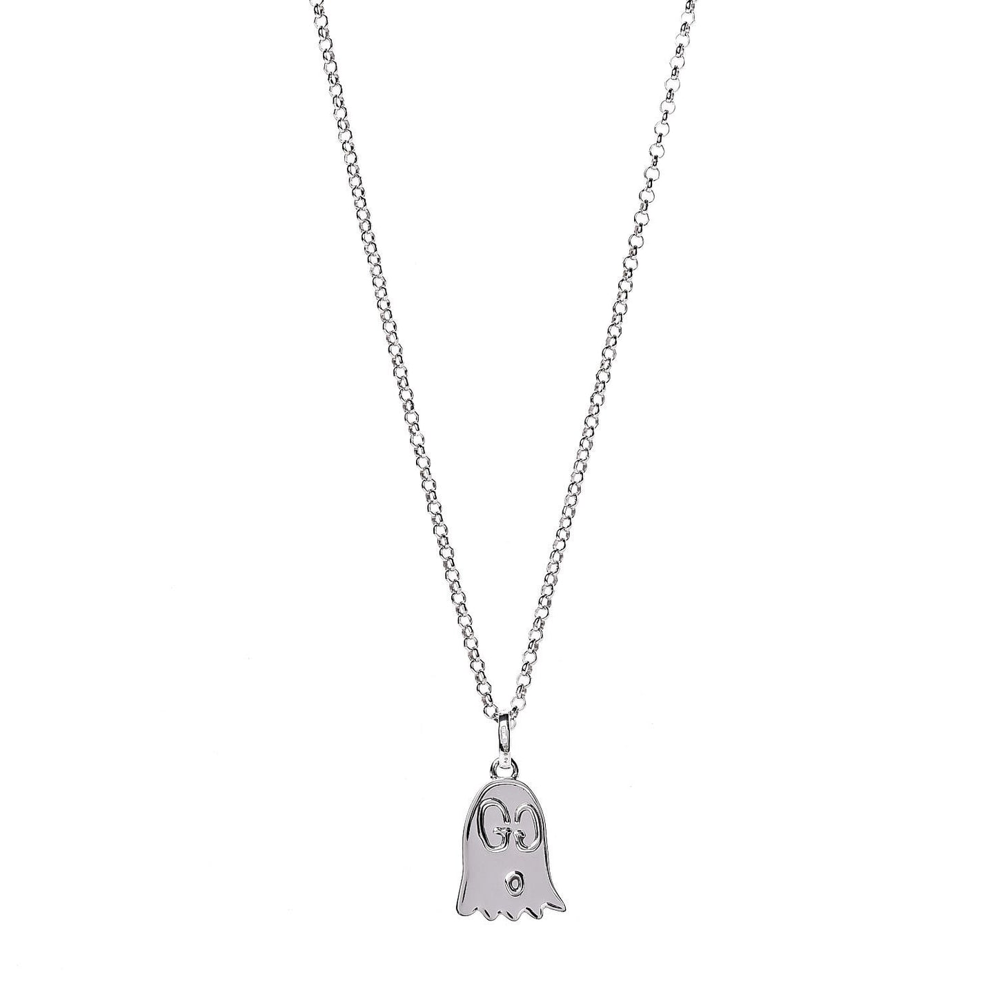 Sterling Silver GucciGhost Pendant Necklace