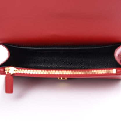Saint Laurent Smooth Calfskin Monogram Kate Belt Bag Red 5 of 8