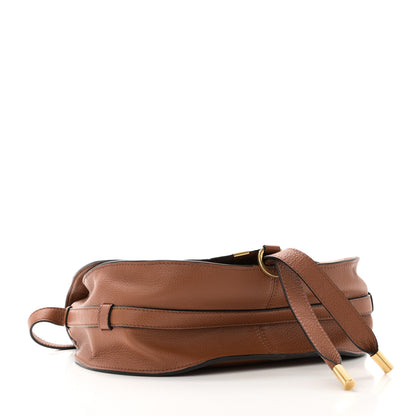 Chloe Calfskin Medium Marcie Round Crossbody Bag Tan 4 of 9