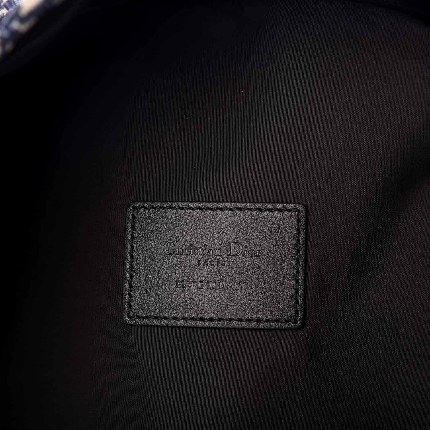Christian Dior Oblique Diortravel Backpack Blue 5 of 9