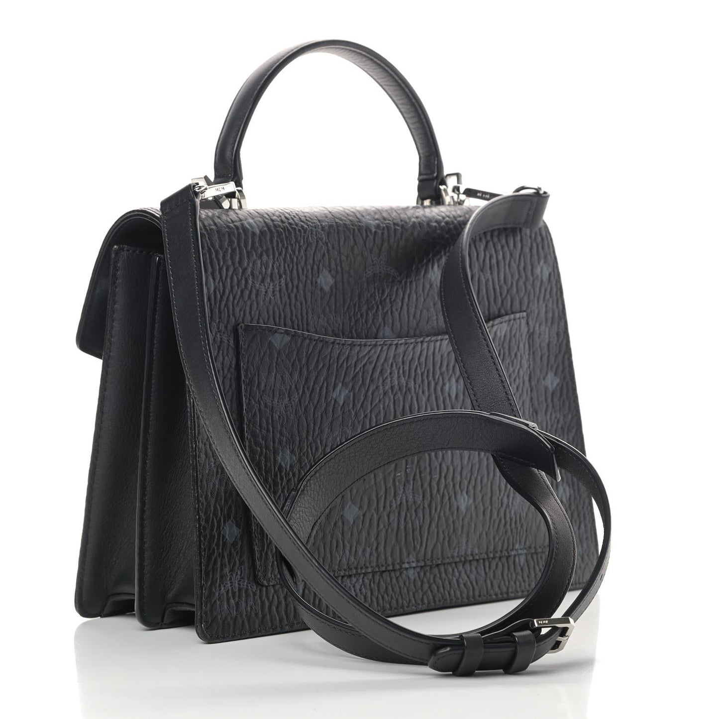 Visetos Medium Patricia Satchel Black