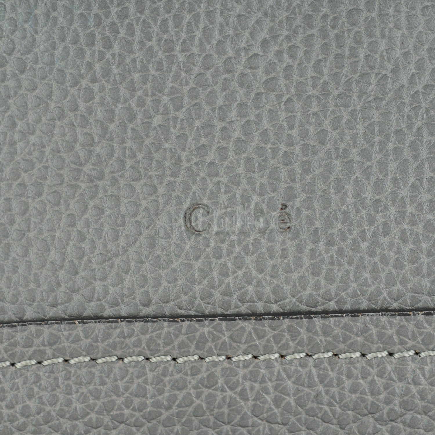 Chloe Calfskin Small Paraty Cashmere Grey 8 of 10