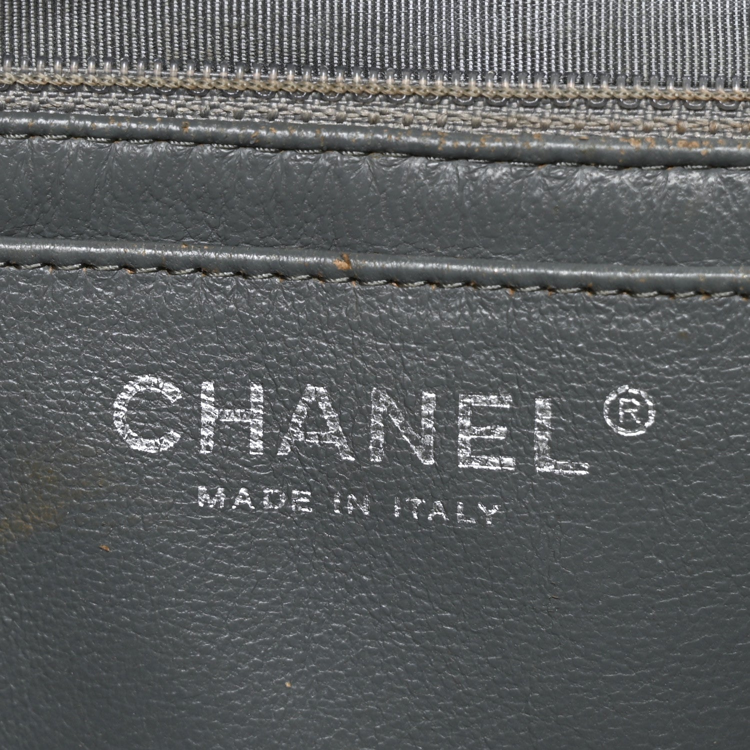 Chanel Patent Quilted Maxi Single Flap Grey 6 of 10