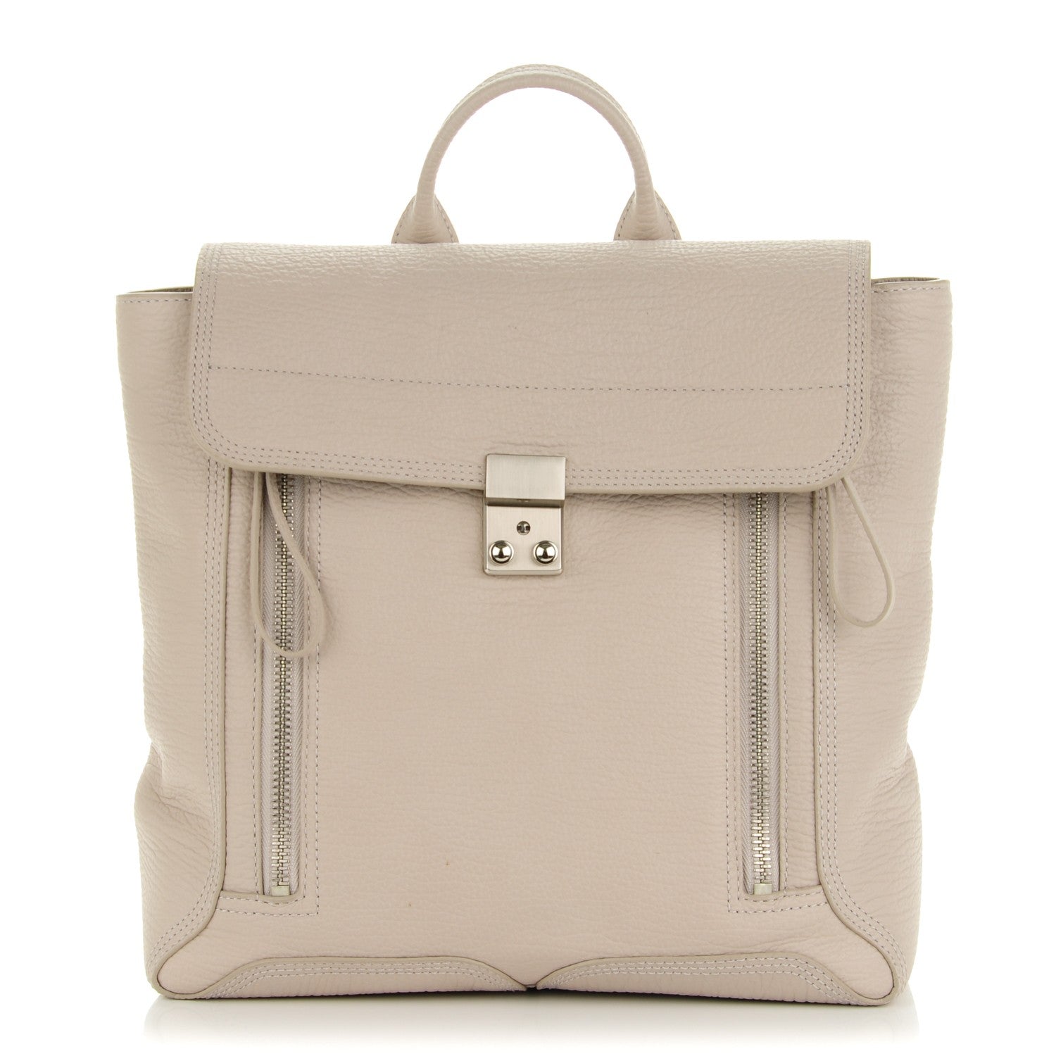 3.1 Phillip Lim 3.1 Textured Calfskin Pashli Backpack Feather 1 of 8