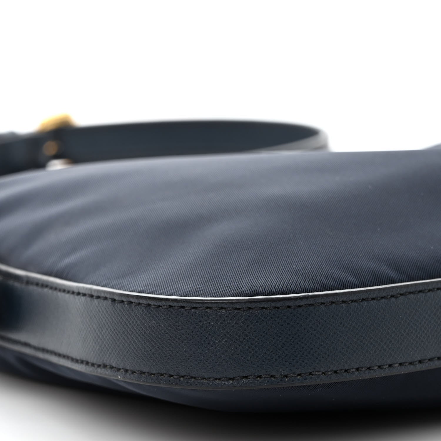 Prada Vela Nylon Saffiano Crossbody Navy 10 of 13