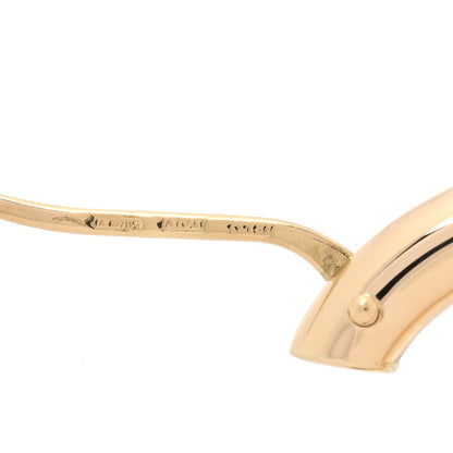 Roberto Coin 18K Yellow Gold Classics Oval Hoop Earrings 4 of 4