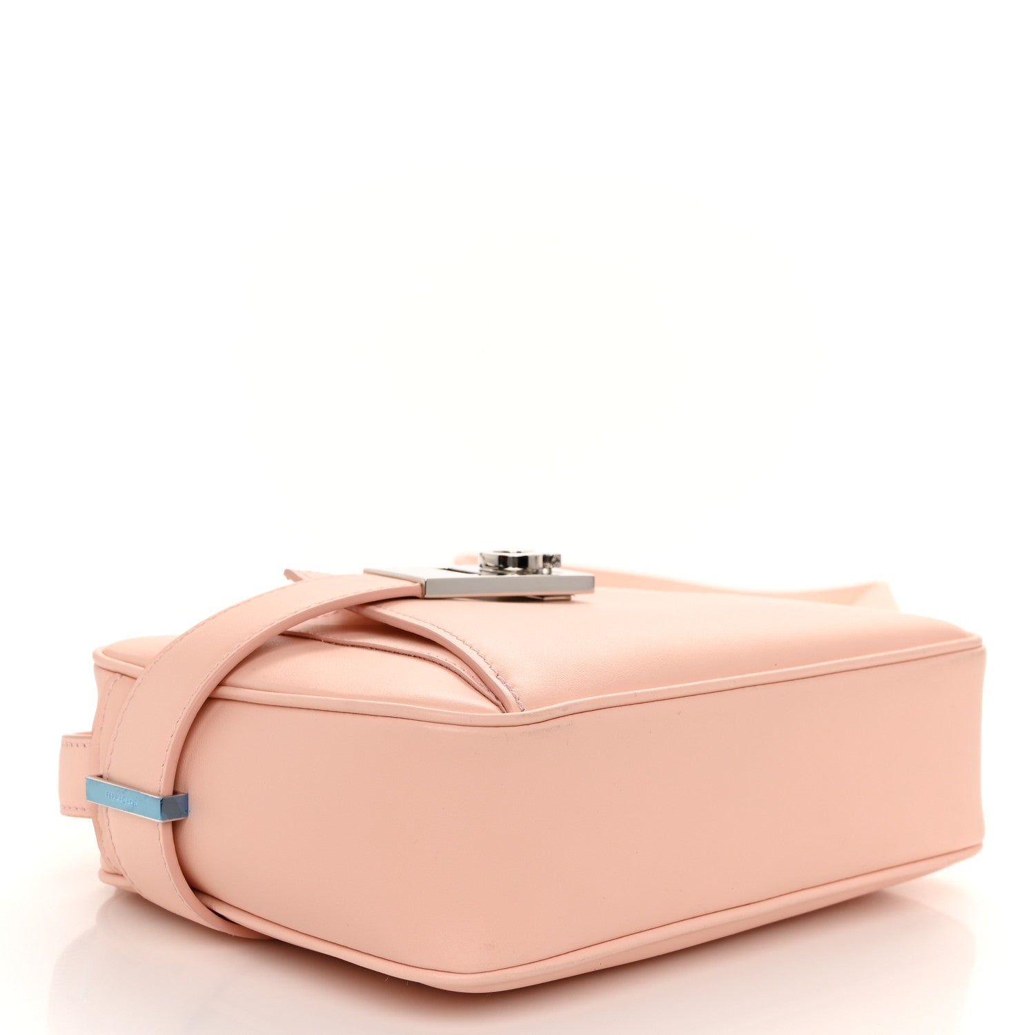 Salvatore Ferragamo Calfskin Gancio Small Archive Camera Case Nylund Pink 4 of 10