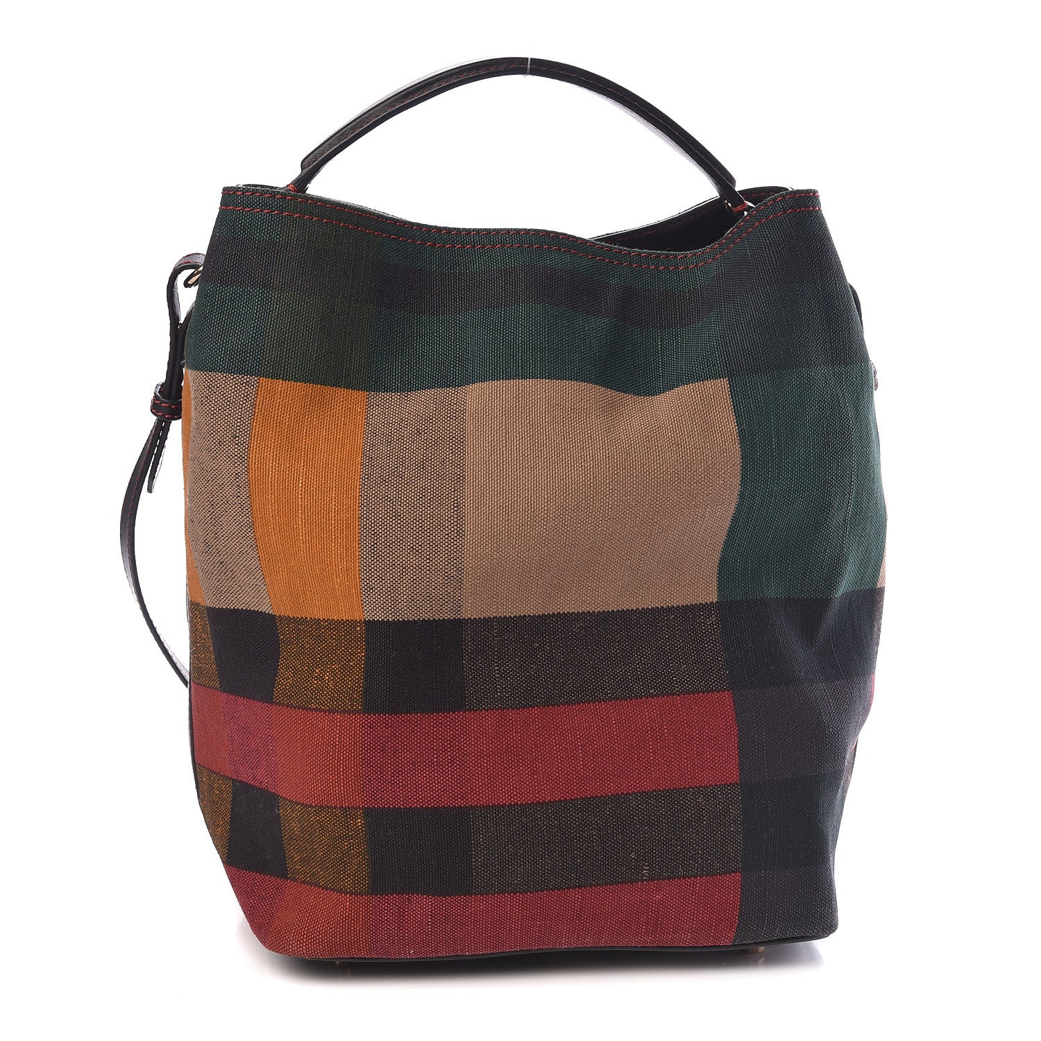 Burberry Canvas Mega Check Medium Ashby Hobo Multicolor 1 of 10