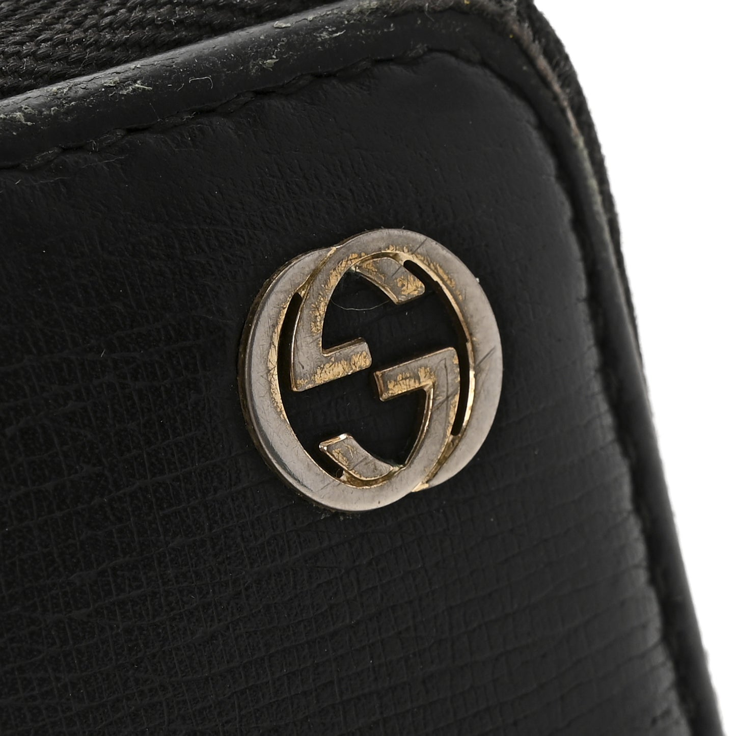 Calfskin GG Zip Around Wallet Black