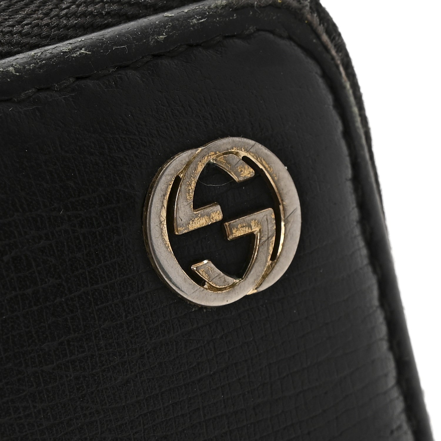 Gucci Calfskin GG Zip Around Wallet Black 14 of 14