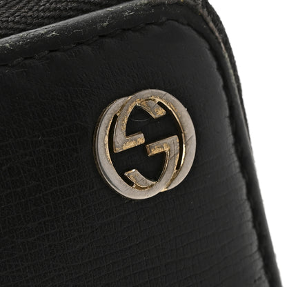Gucci Calfskin GG Zip Around Wallet Black 14 of 14