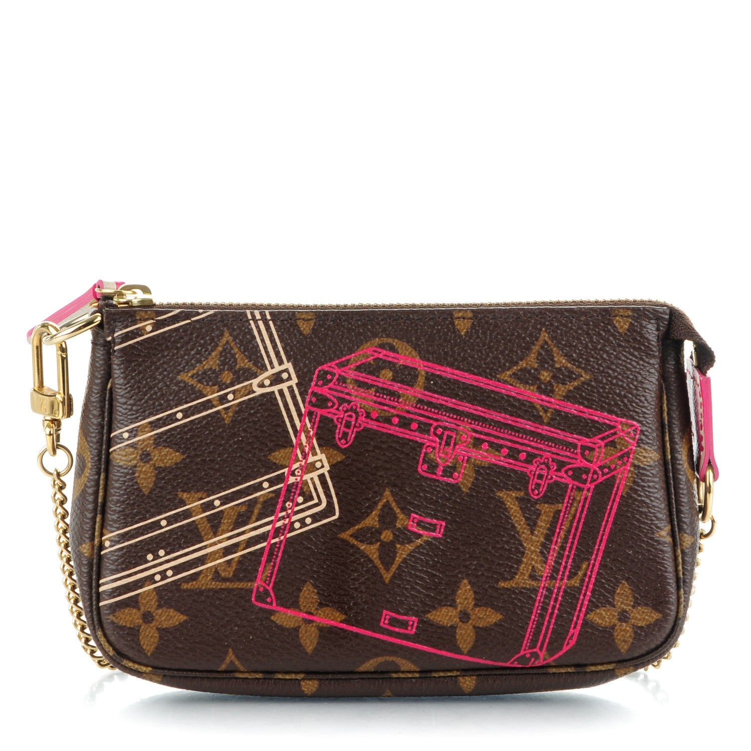 Louis Vuitton Monogram 2014 Christmas Animation Mini Pochette Accessories 1 of 7