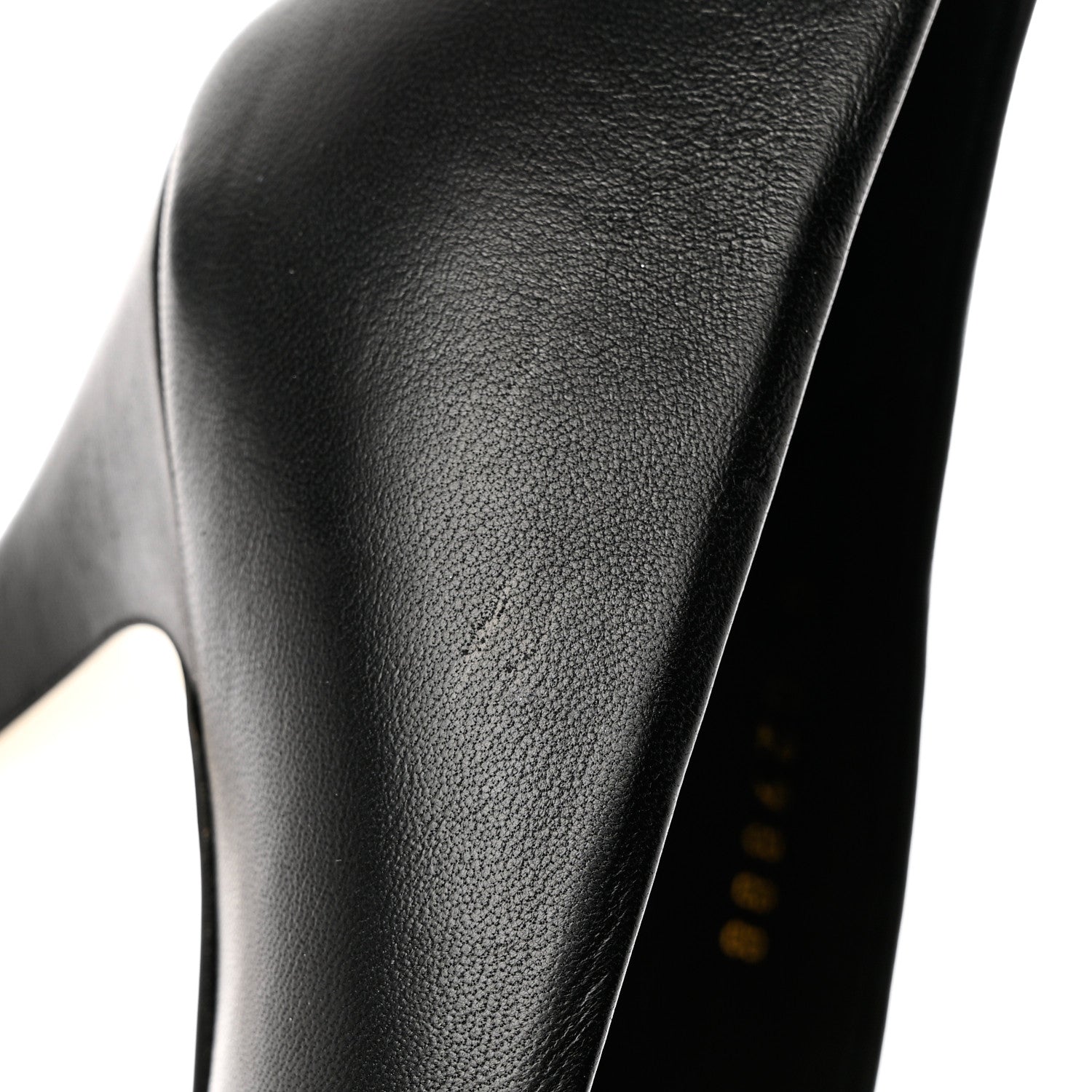 Chanel Lambskin CC Pumps 39.5 Black 10 of 11