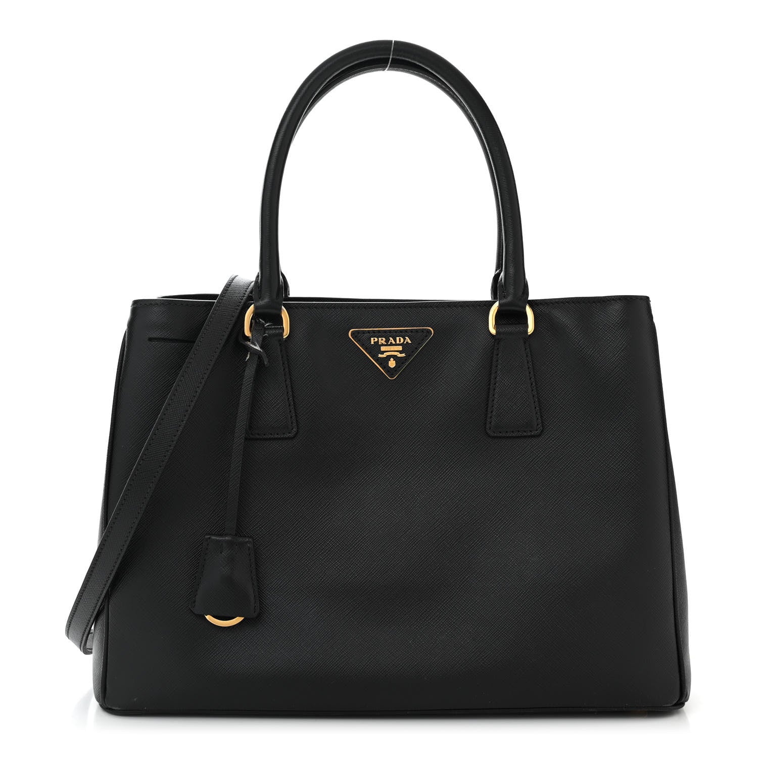 Prada Saffiano Lux Medium Tote Black 1 of 13