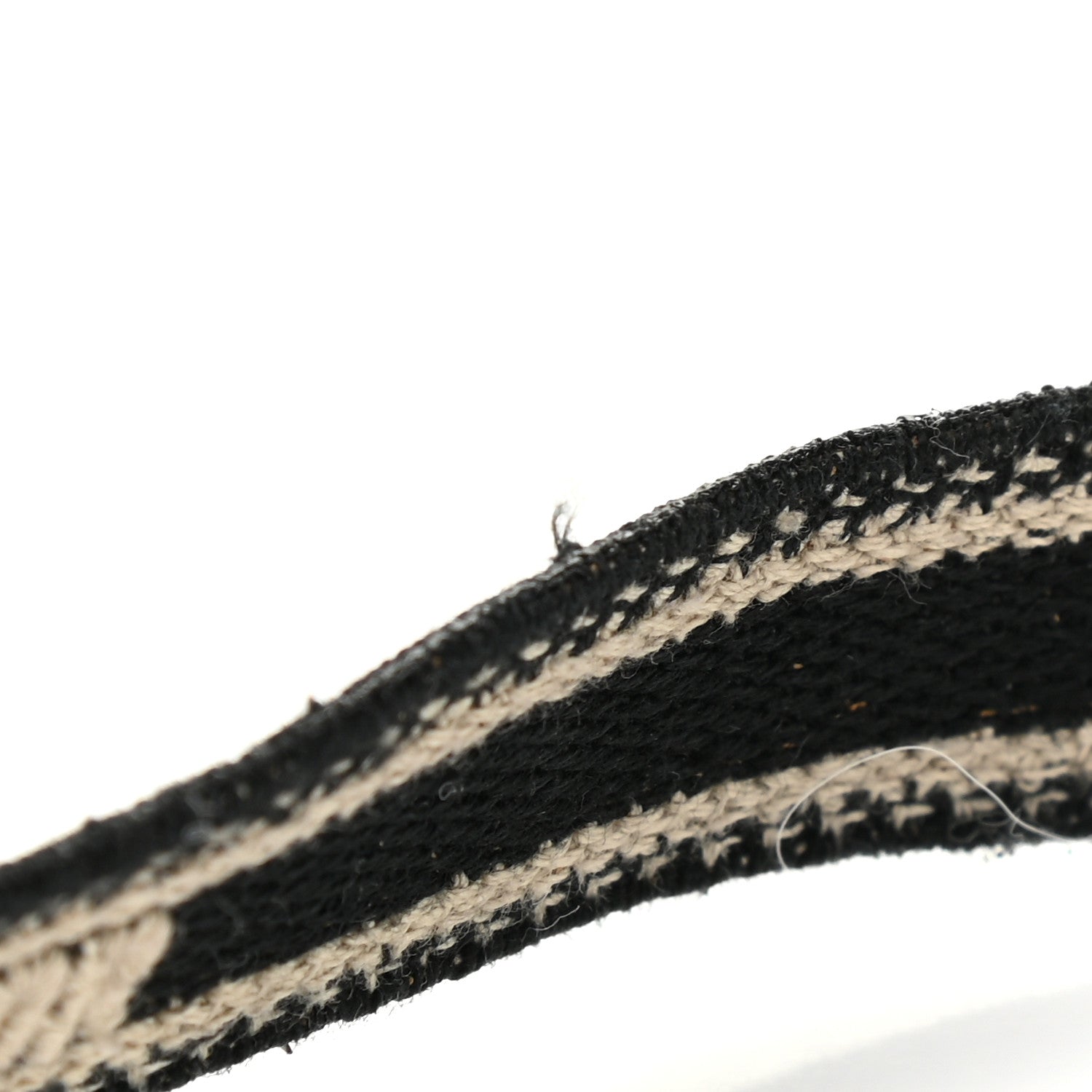 Christian Dior Canvas Embroidered Adjustable Shoulder Strap Black 7 of 8