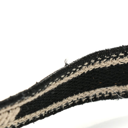 Christian Dior Canvas Embroidered Adjustable Shoulder Strap Black 7 of 8