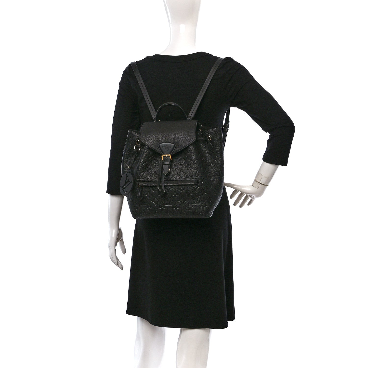Louis Vuitton Empreinte Montsouris NM Backpack Black 3 of 9