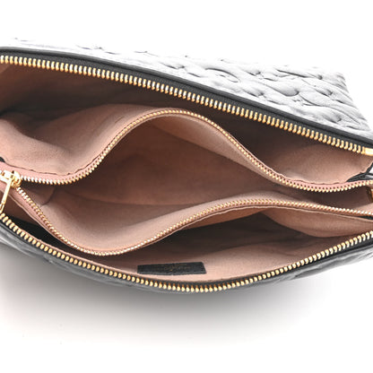 Louis Vuitton Lambskin Embossed Monogram Coussin PM Black 5 of 15