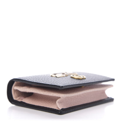 Gucci Calfskin GG Marmont Bow Card Case Black 4 of 8