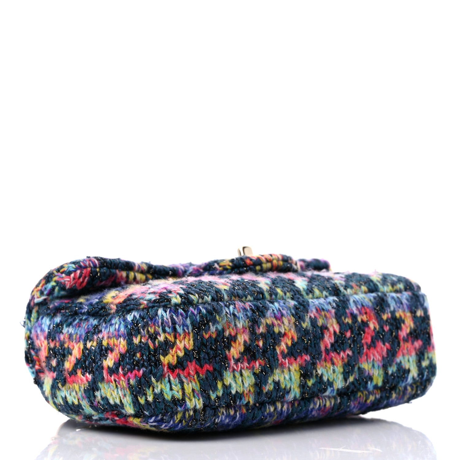 Chanel Knit Mini Rectangular Flap Multicolor 3 of 9