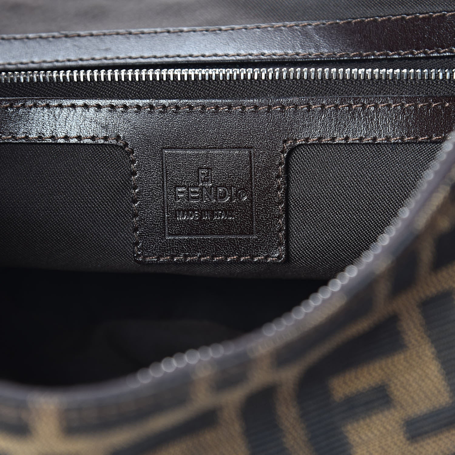 Fendi Zucca Hobo Tobacco 6 of 9